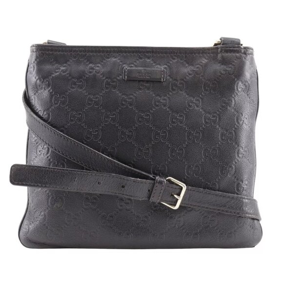 GUCCI GG Shoulder Bag 201538 Brown Sima leather Women - Picture 1 of 10
